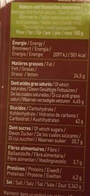 Le moulin du pivert sablés Equi'libre chocolat packshot