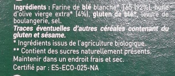 Le Moulin Du Pivert Biscottes à la farine blanche packshot