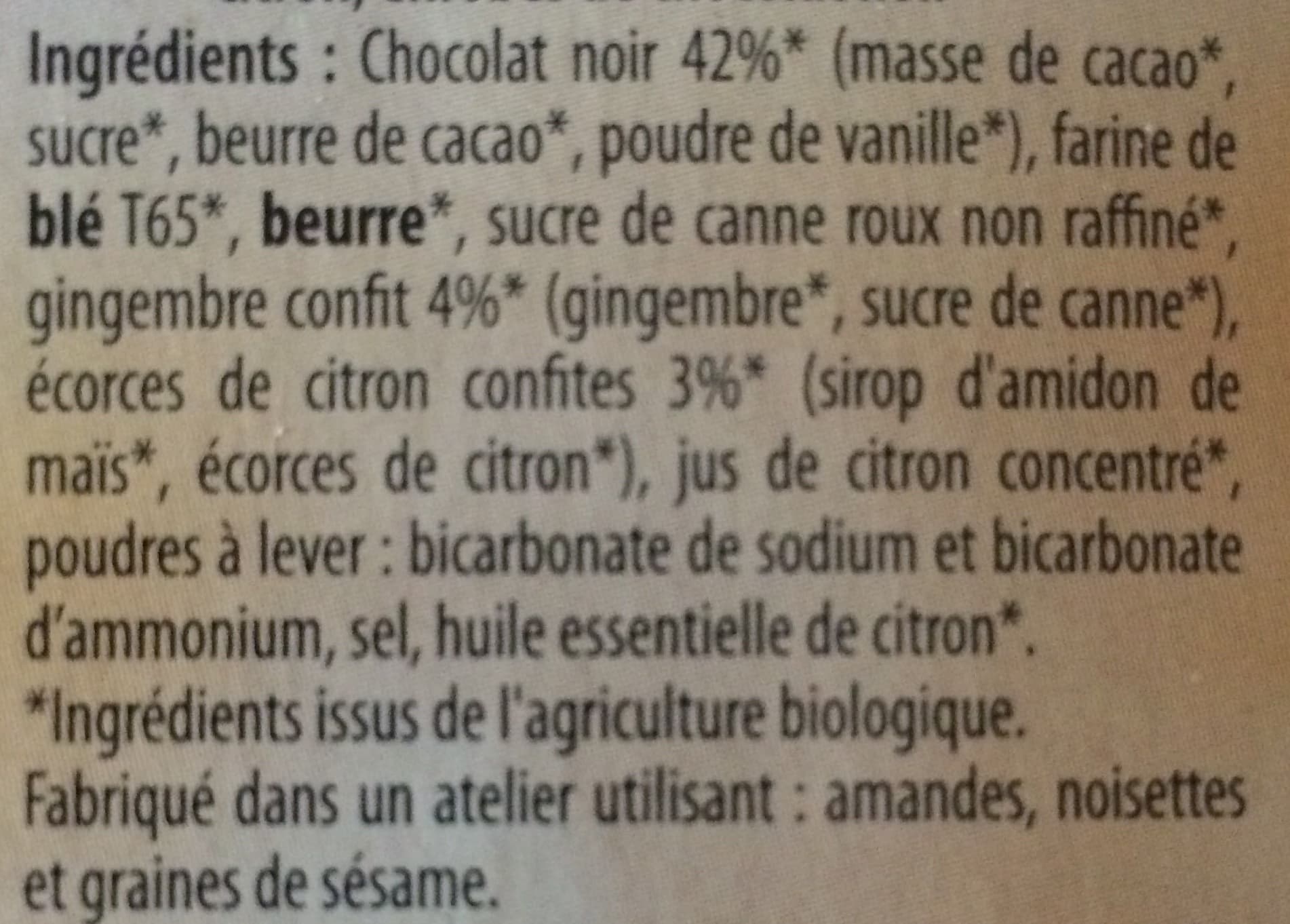 Le Moulin du Pivert Tentation gingembre-citron packshot