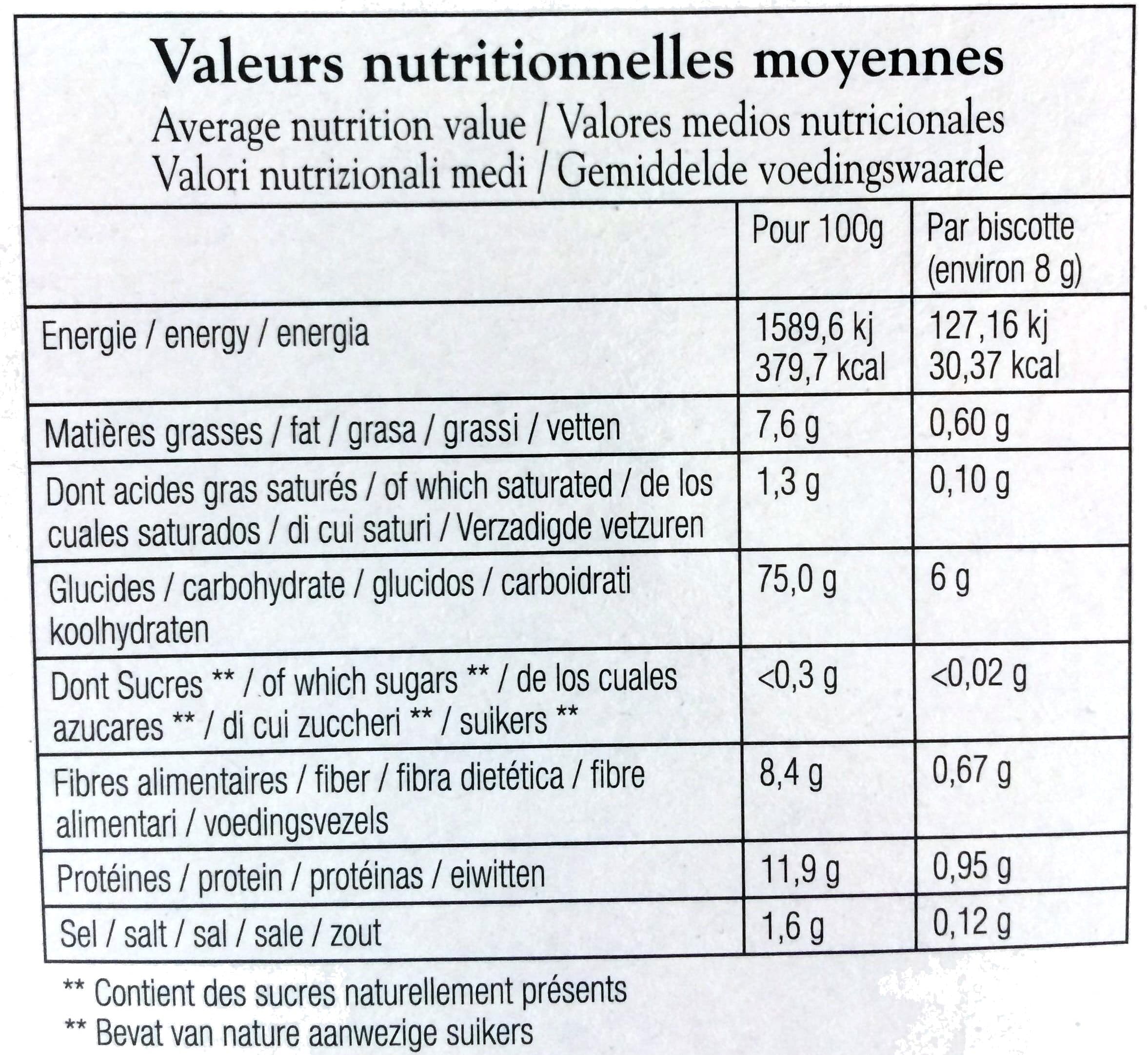 Le moulin du pivert Biscottes Aux Céréales Et Aux Graines Bio & Vegan packshot