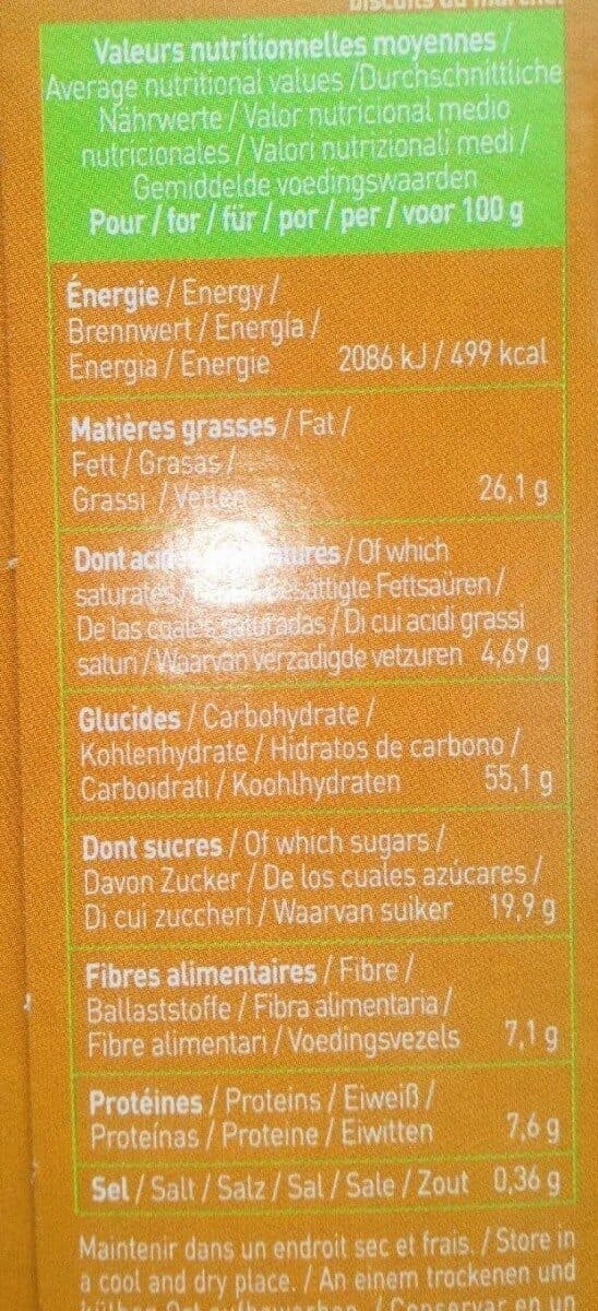 Le moulin du pivert Biscuits équi'libre petit épeautre et chocolat packshot