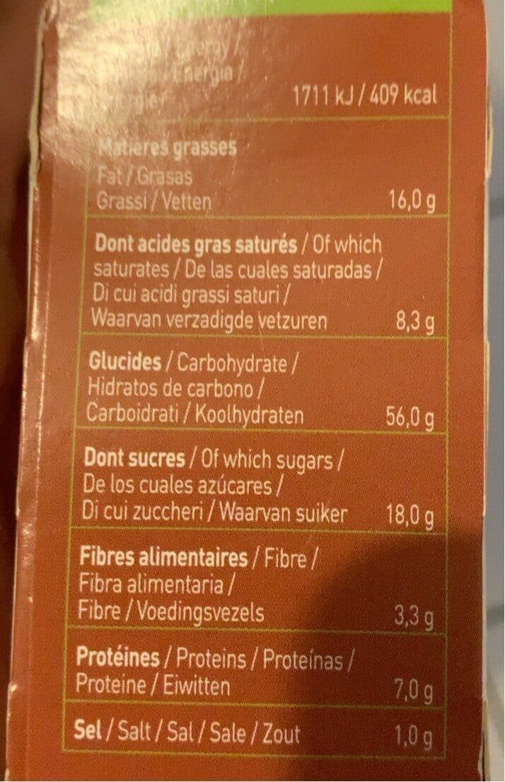 Le moulin du pivert P'tit Beurre au pépites de chocolat bio packshot