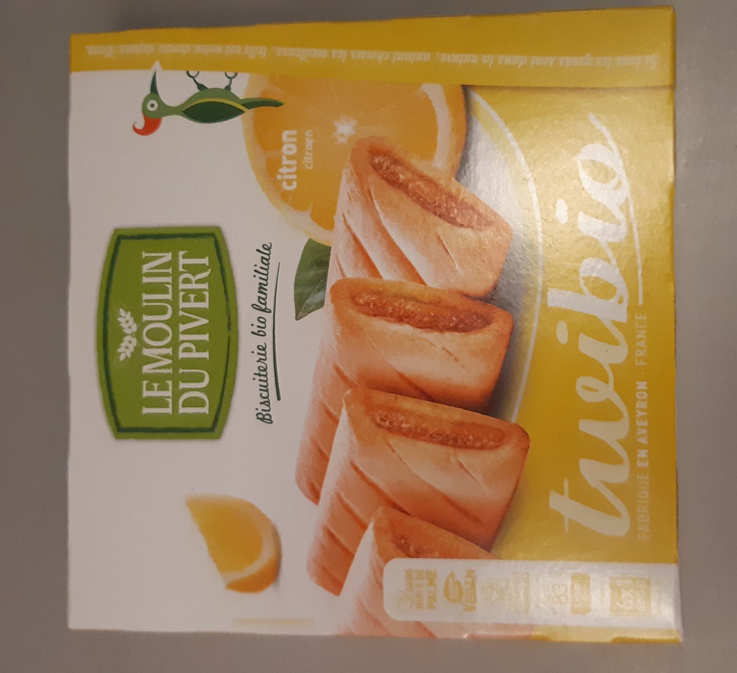 Le moulin du pivert Twibio citron packshot