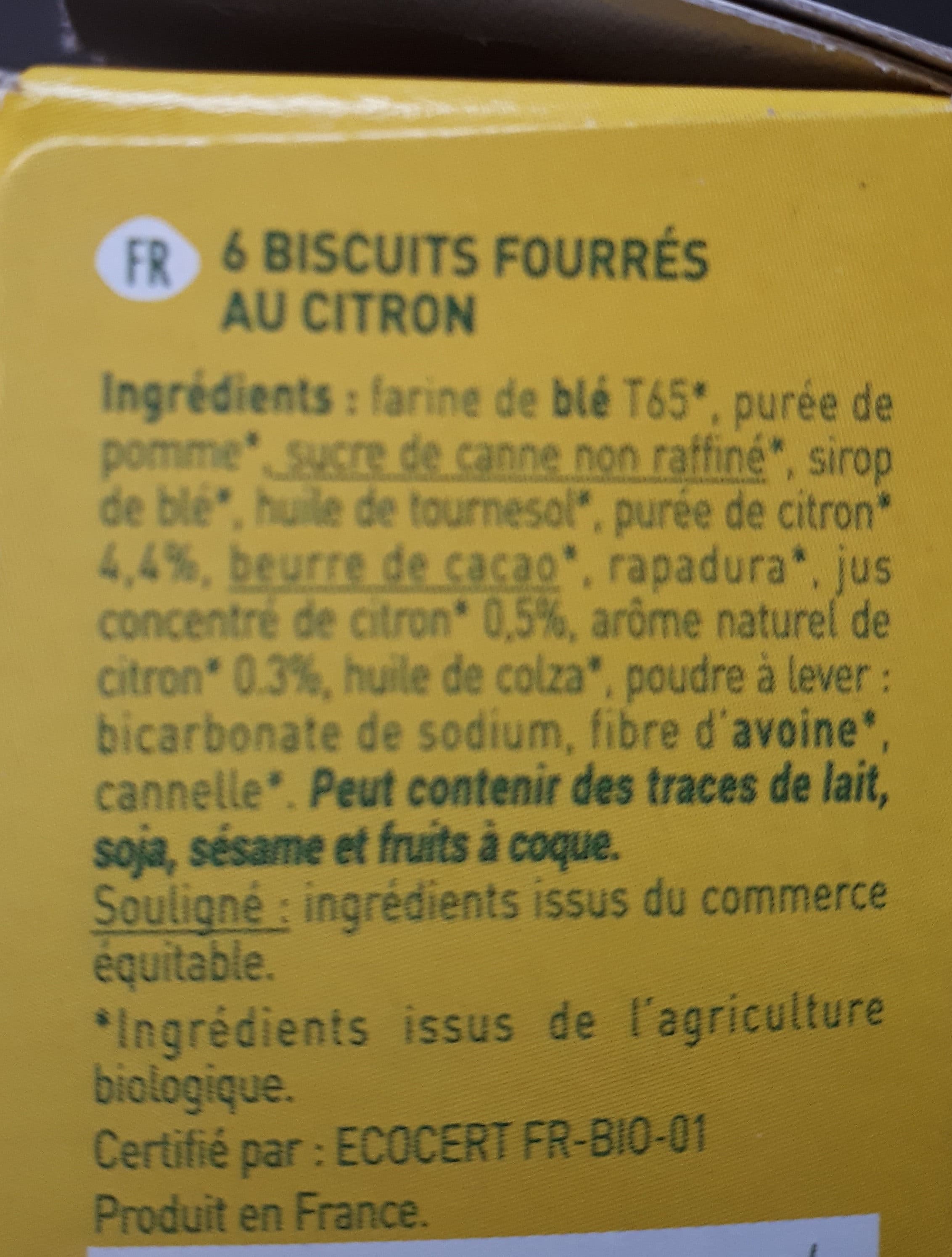 Le moulin du pivert Twibio citron packshot