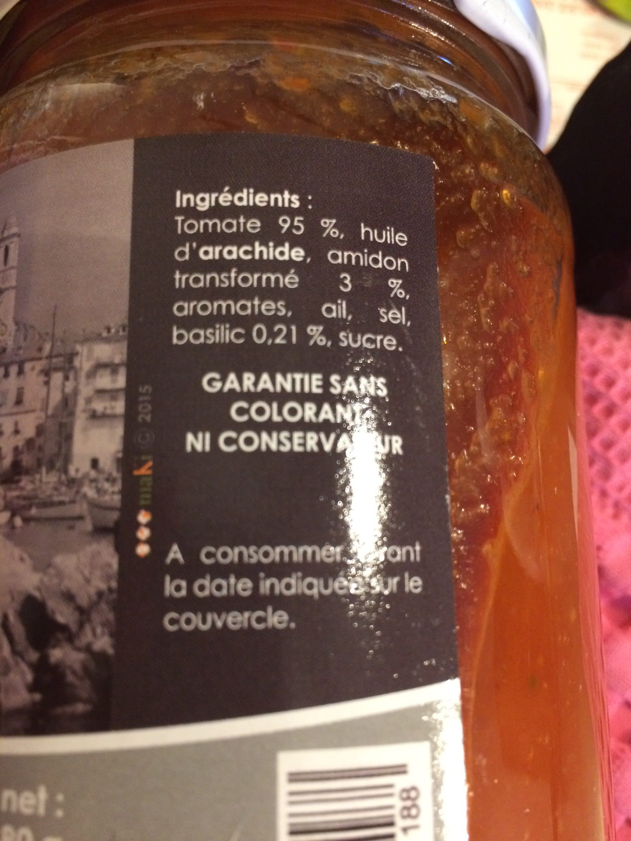 Conserverie Casatorra Sauce tomates corses au basilic packshot