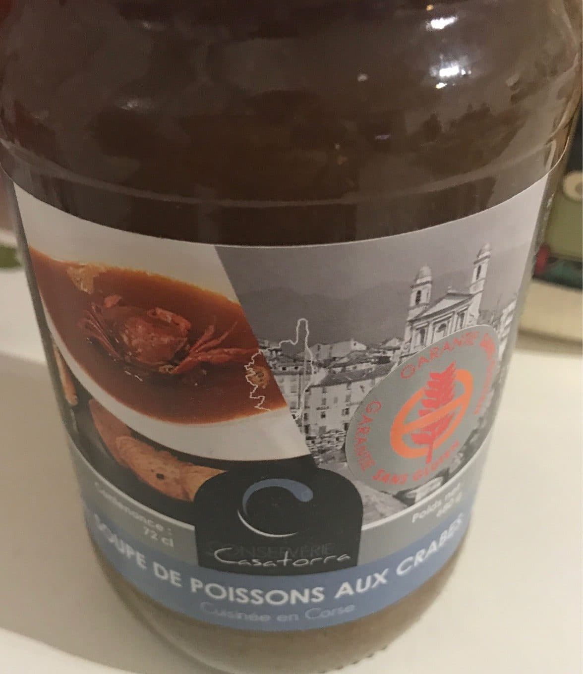 Conserverie Casatorra Soupe de poissons aux crabes packshot