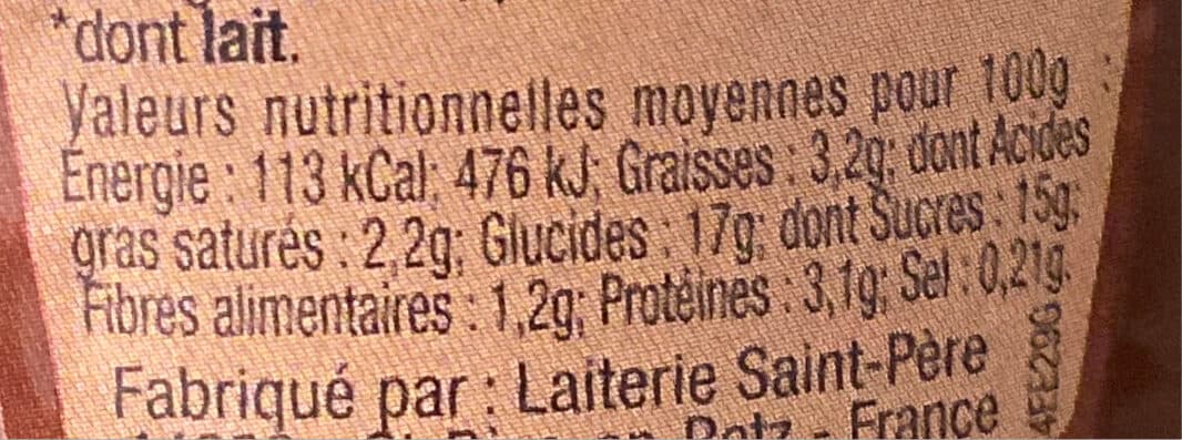 Saint-Père Crème dessert chocolat packshot