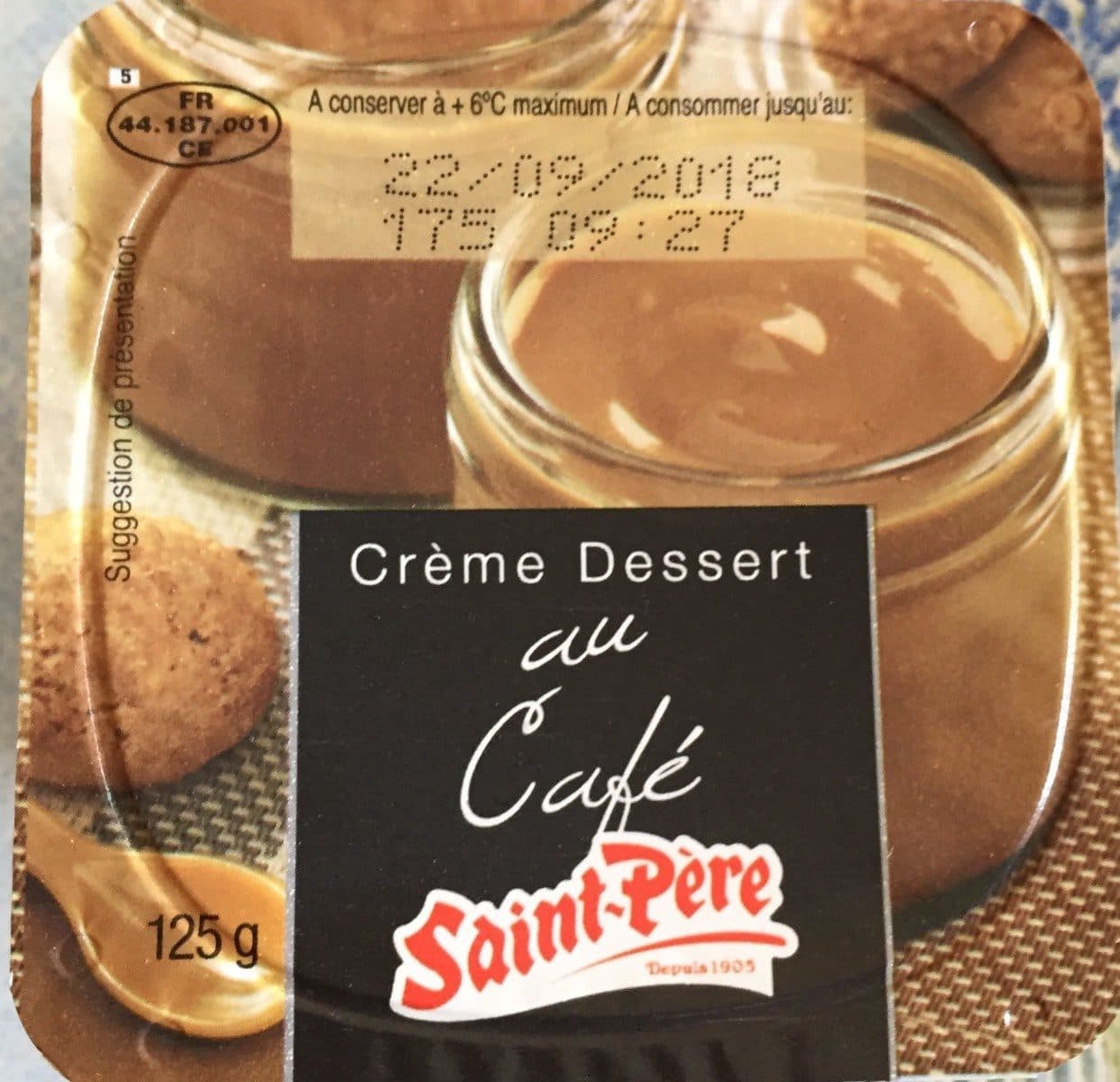 Open Food Facts Crème dessert au café packshot