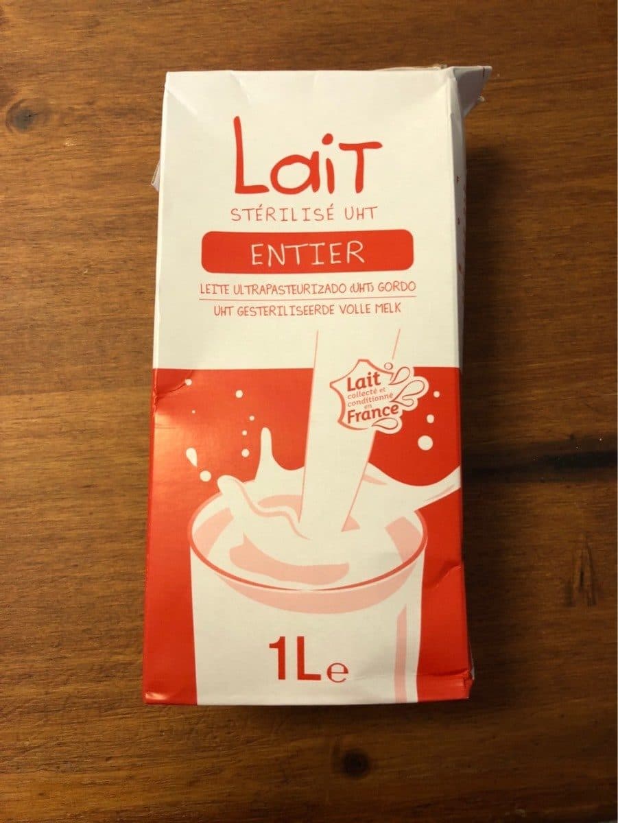 Open Food Facts Lait entier packshot