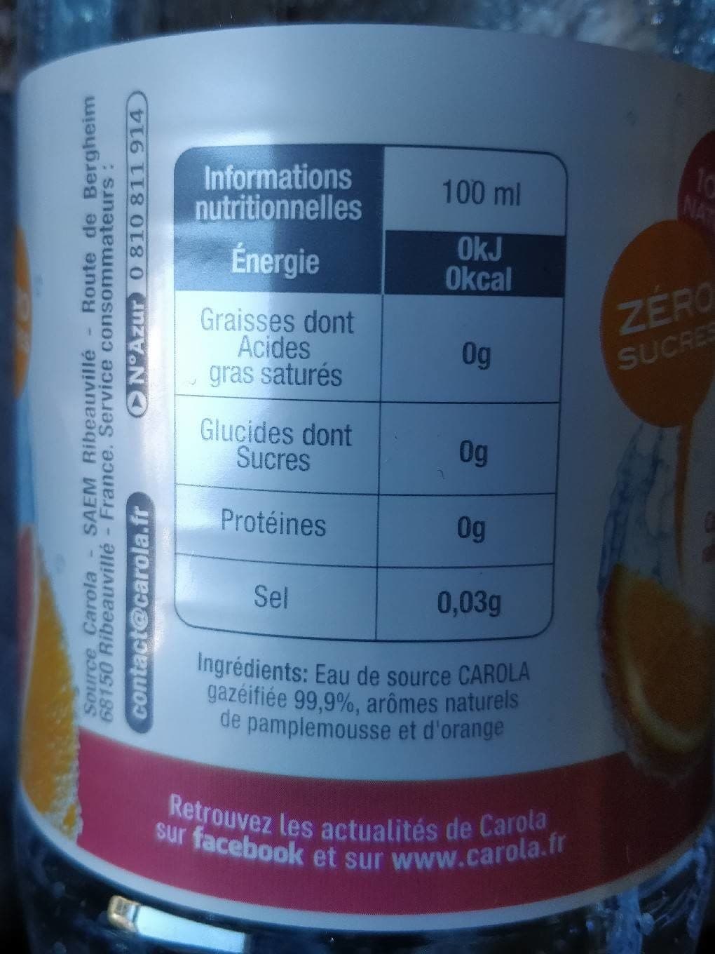 Carola Carola Pamplemousse Orange packshot