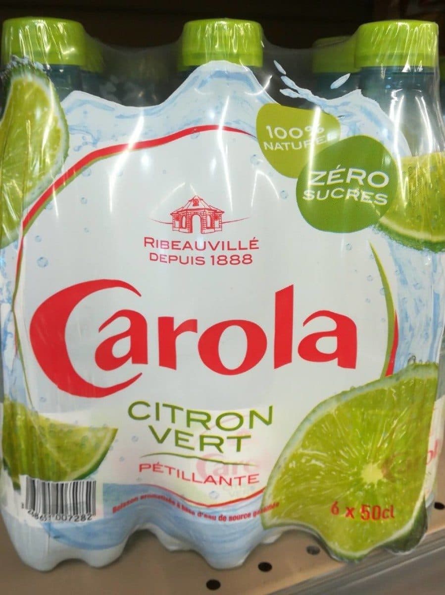 Carola Carola eau petillante aromatisee citron/citron vert packshot