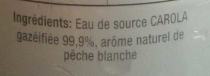 Carola CAROLA Aromatisées PET 1,25L Pêche Blanche packshot