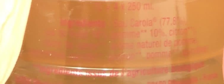 Carola CAROLA Fruitée BIO Pomme PET 1L packshot