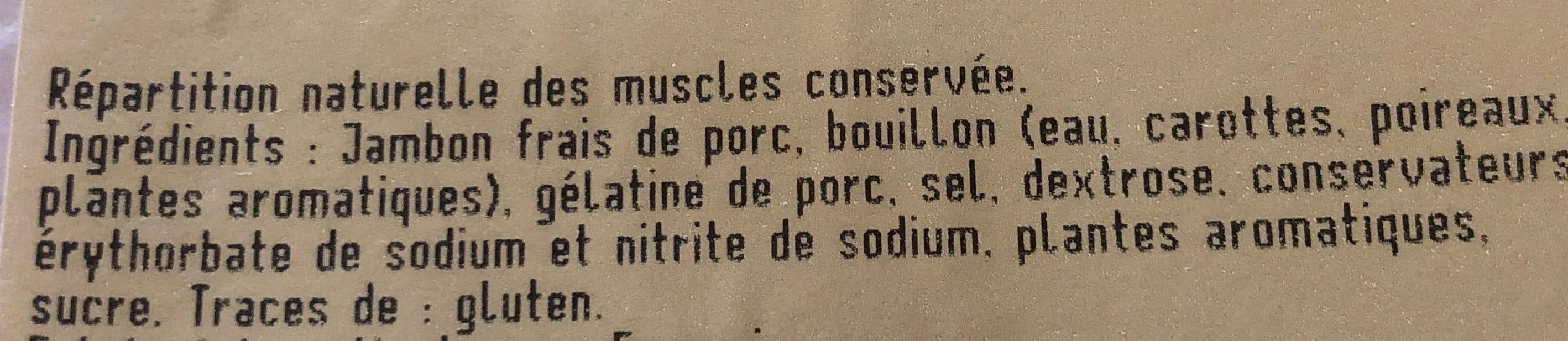 Tallec Jambon à l'ancienne cuit au torchon packshot