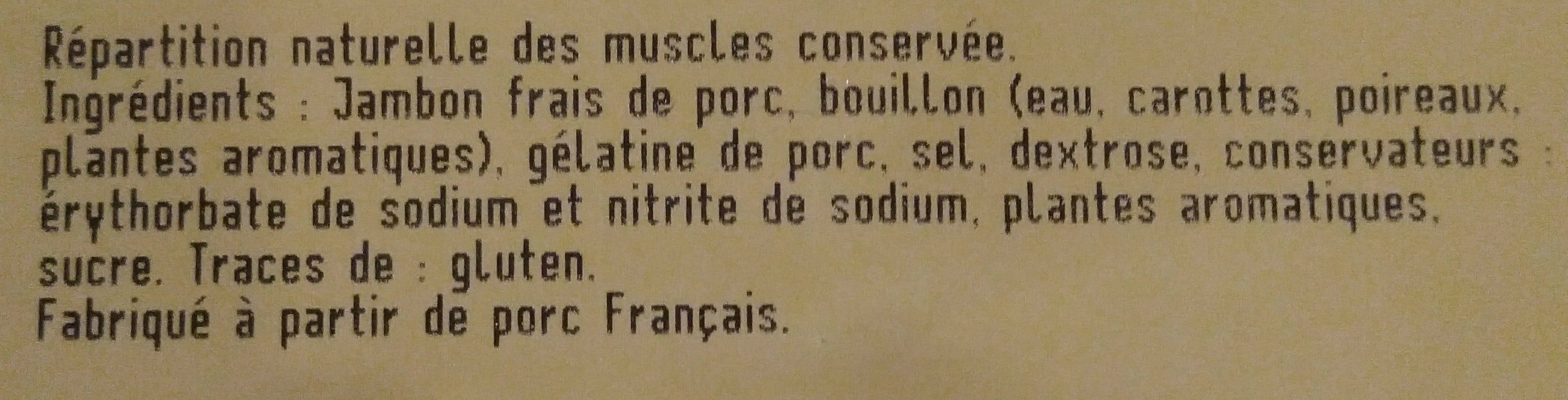 Tallec Jambon a l'ancienne packshot