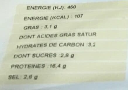 Open Food Facts Jambon cuit avec couenne packshot