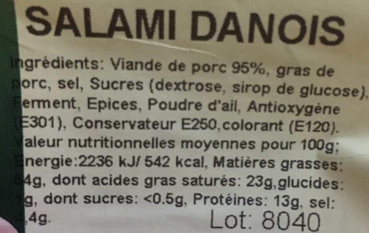 Tallec Salami danois lecfef packshot