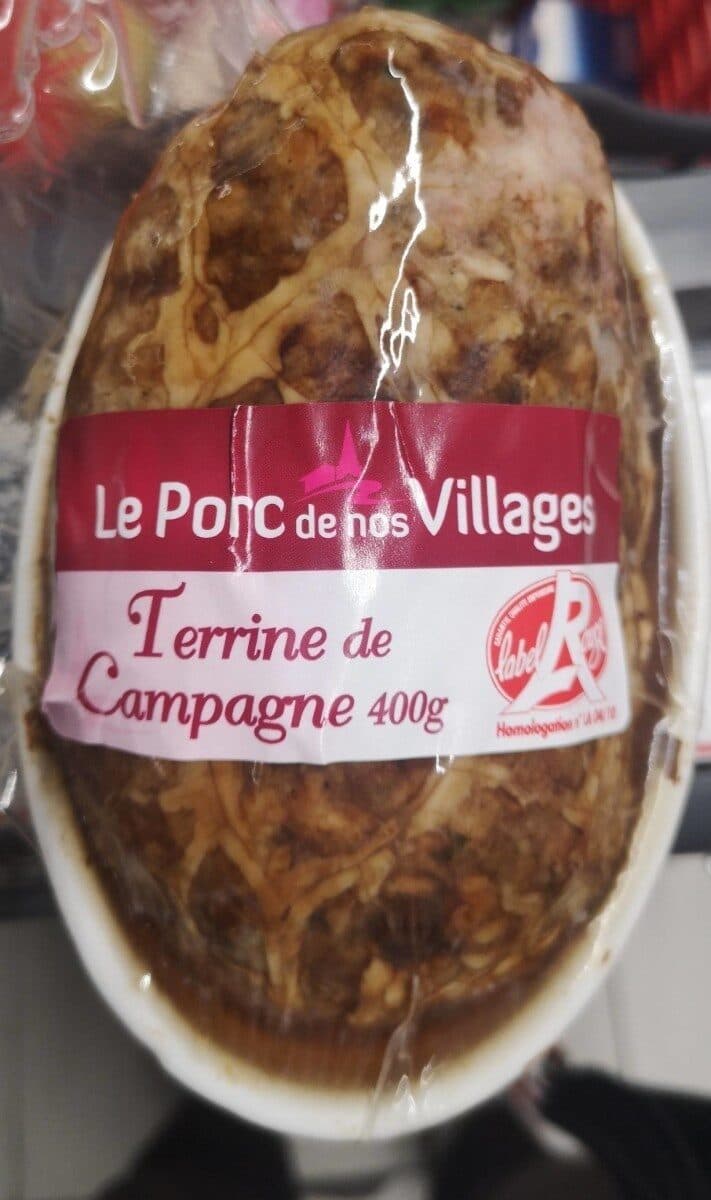 Tallec Terrine de campagne label rouge packshot