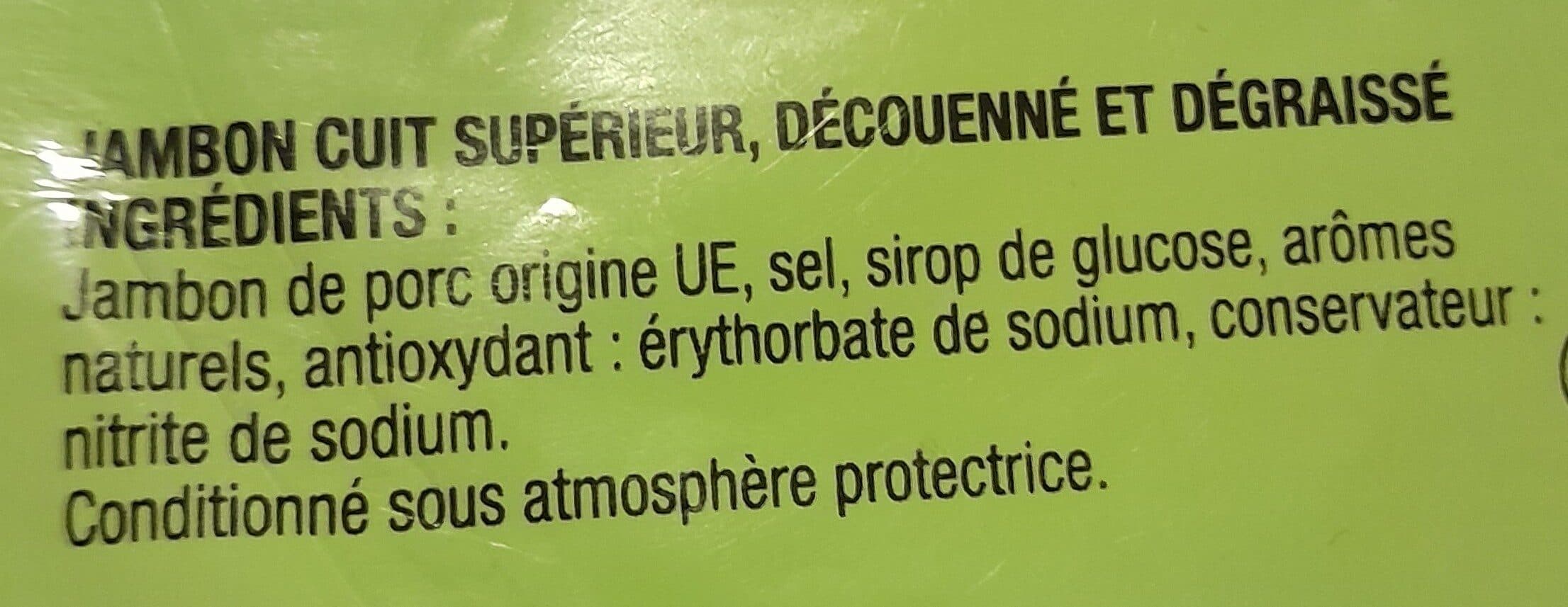 null Jambon Cuit Supérieur packshot