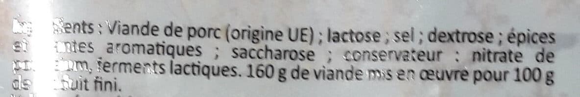 Charcufines du Forez Rosette packshot