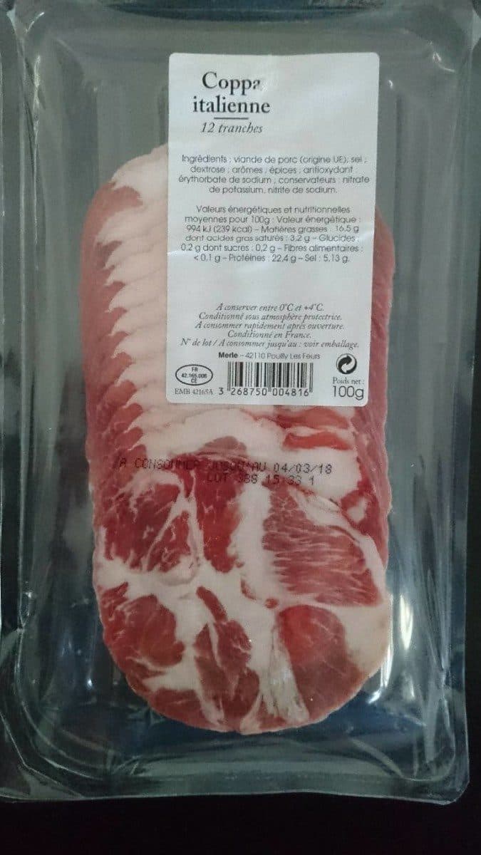 Sans marque¨ Coppa italienne - 12 tranches packshot