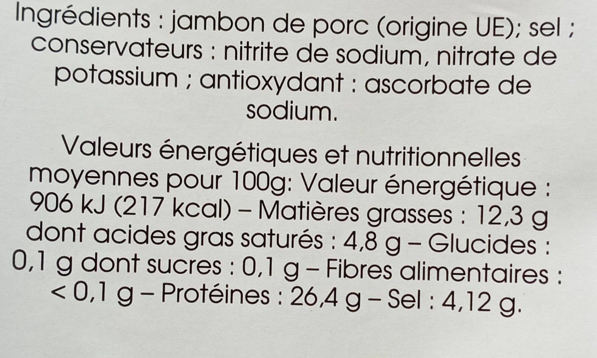 Serrano Jambon sec packshot