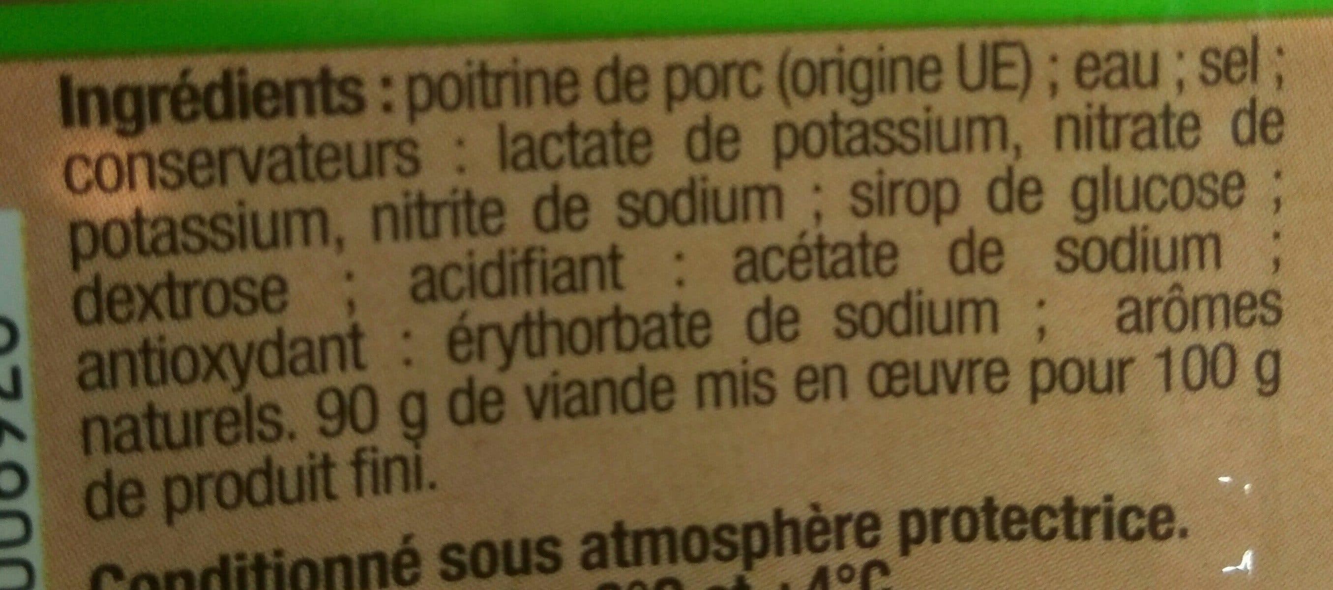 Open Food Facts Lardons nature packshot
