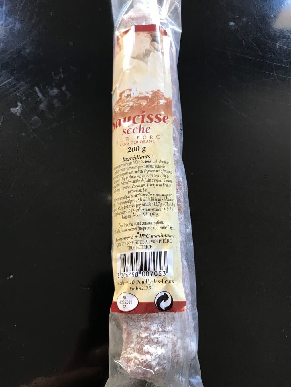 Merle Saucisse Sèche packshot