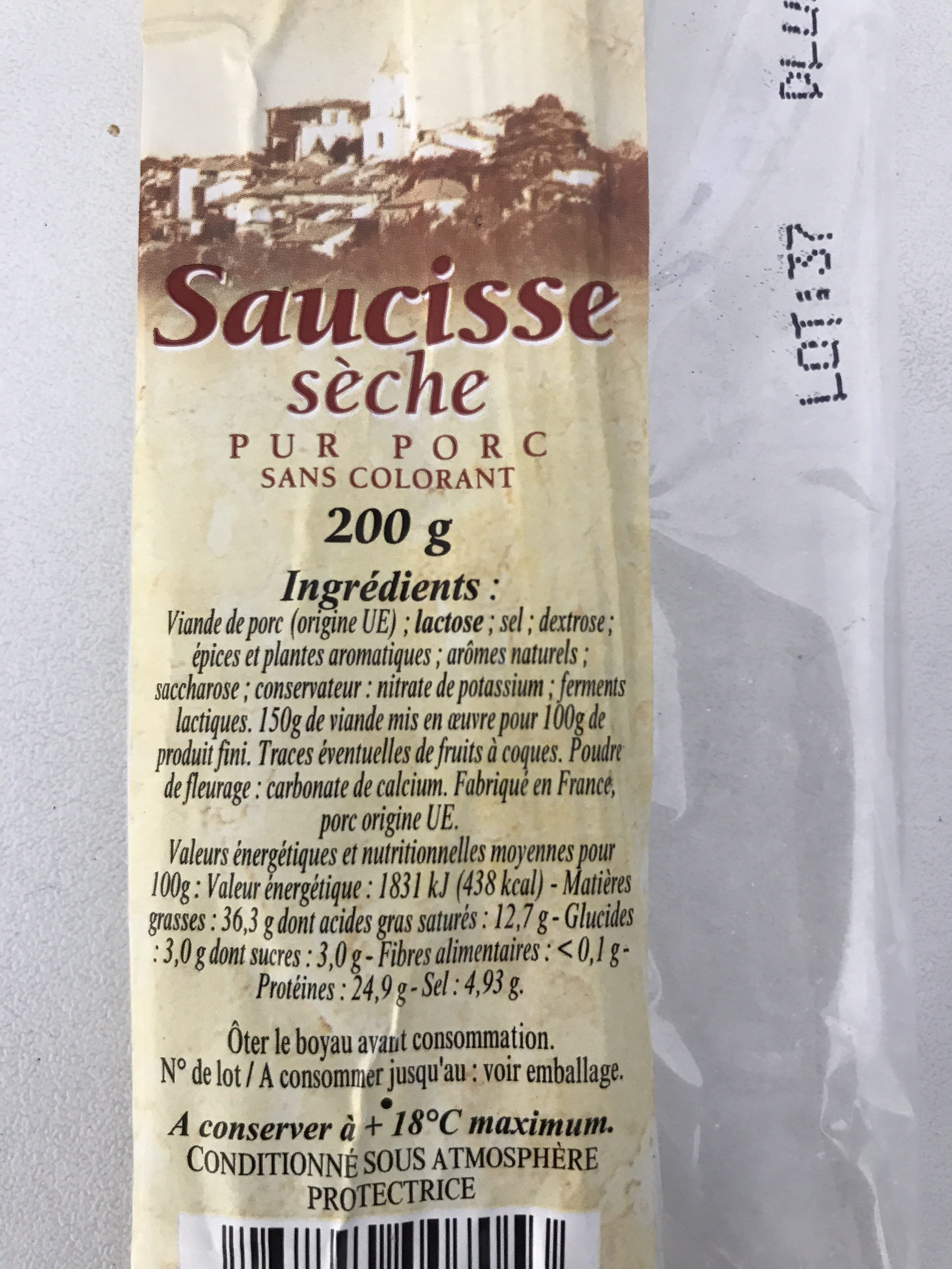 Merle Saucisse Sèche packshot