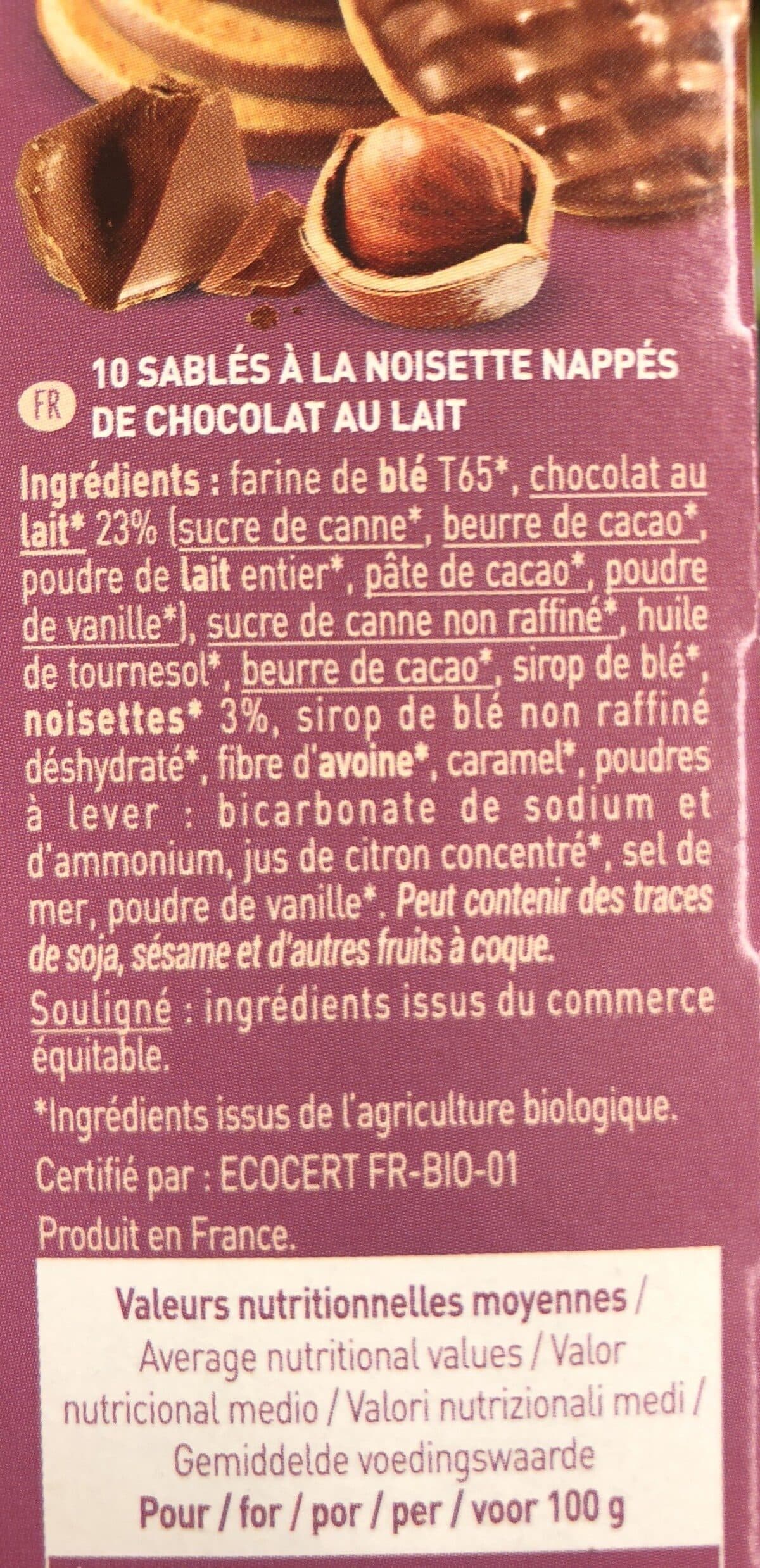 Open Food Facts Plaisir noisette packshot