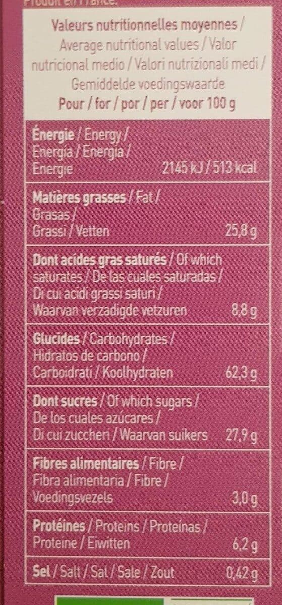 Open Food Facts Plaisir noisette packshot