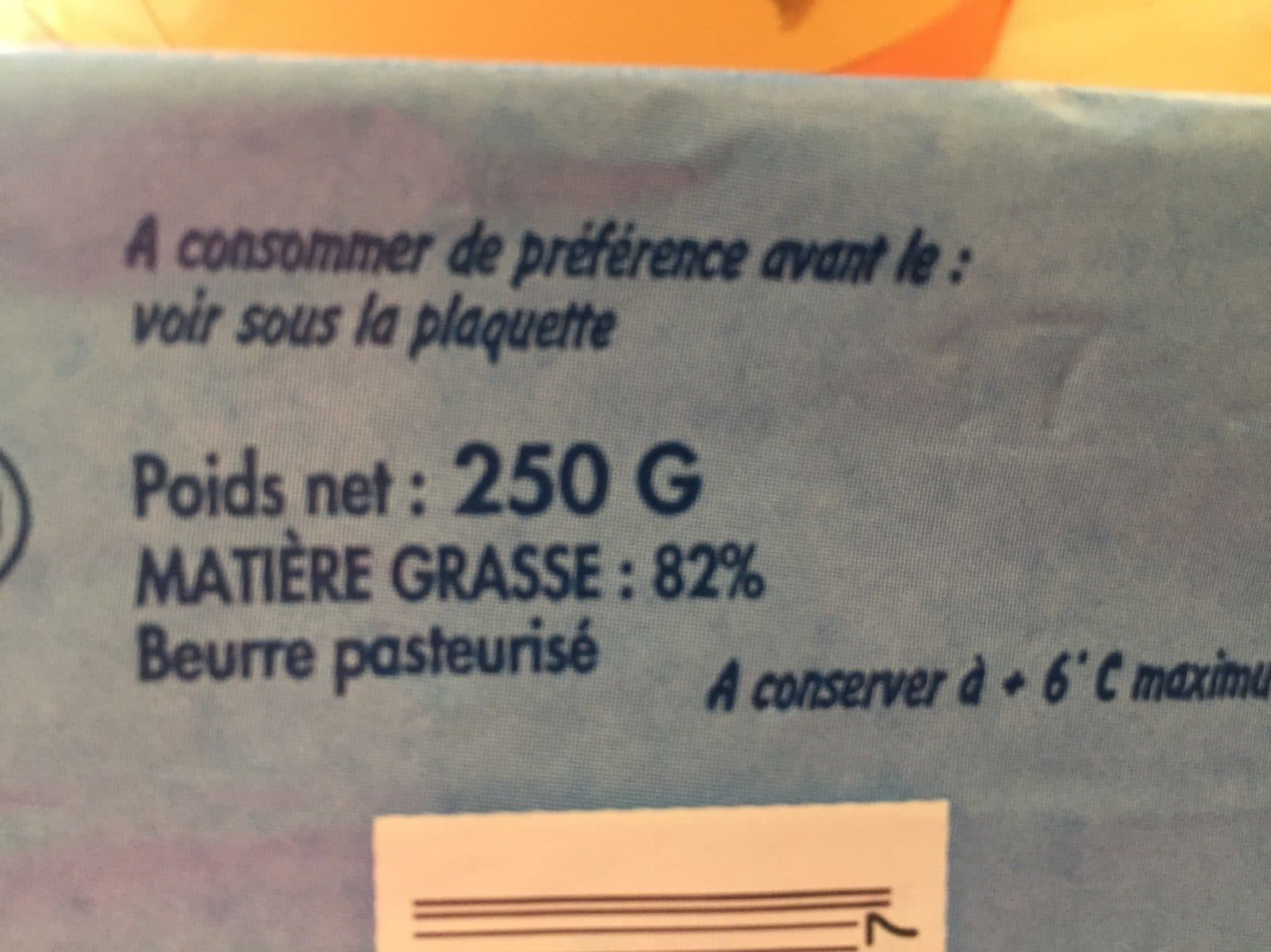 Open Food Facts beurre du chalet packshot