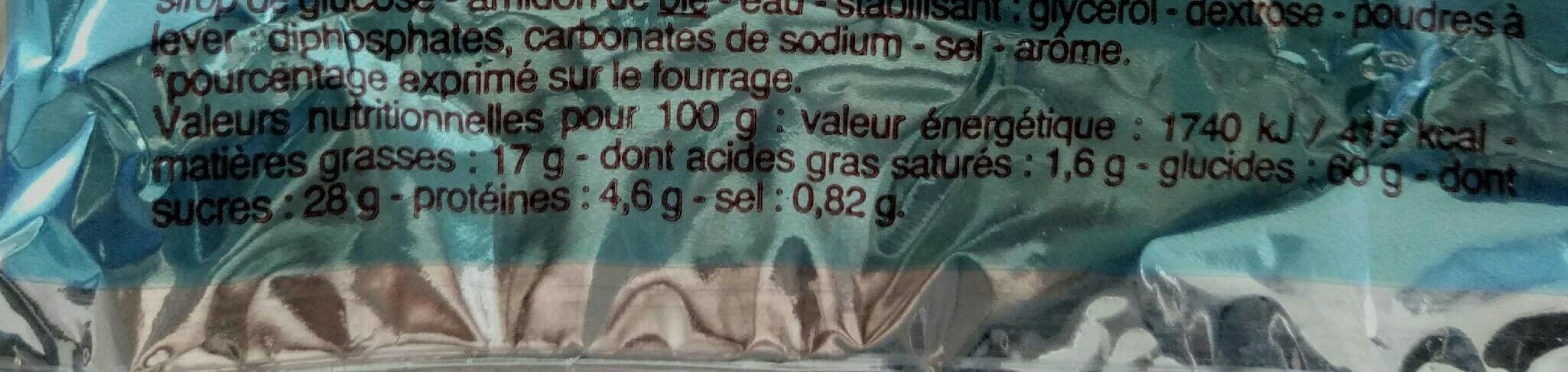 Open Food Facts Mini gâteau fourrés chocolat packshot