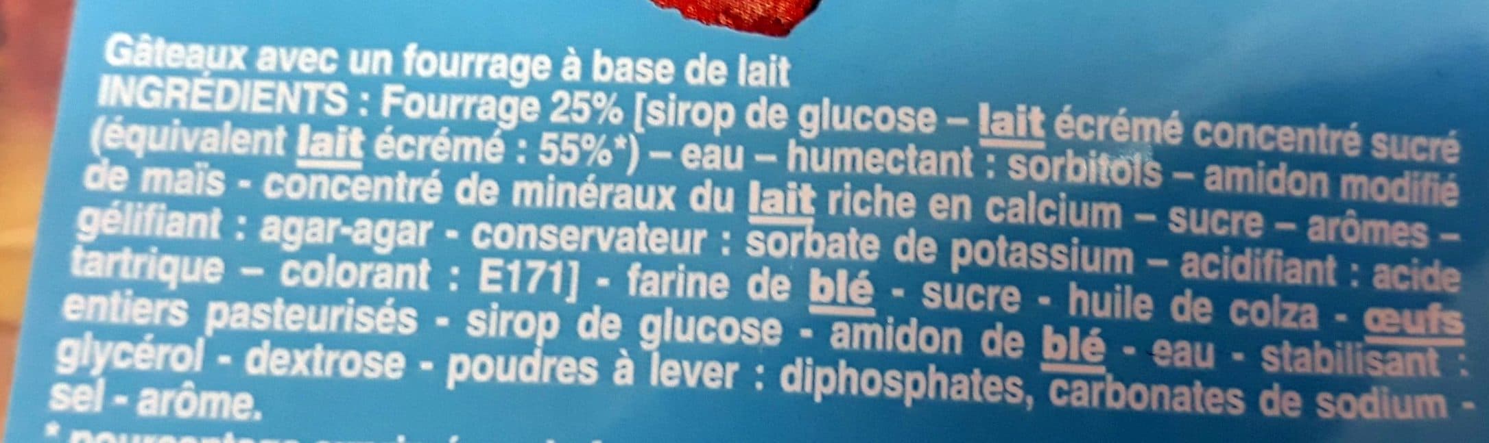 Open Food Facts Mini foure creme au lait packshot