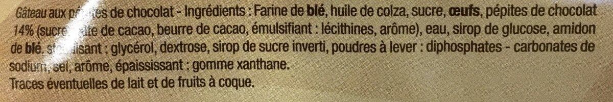 Open Food Facts Mini gâteaux aix pépites de chocolat packshot
