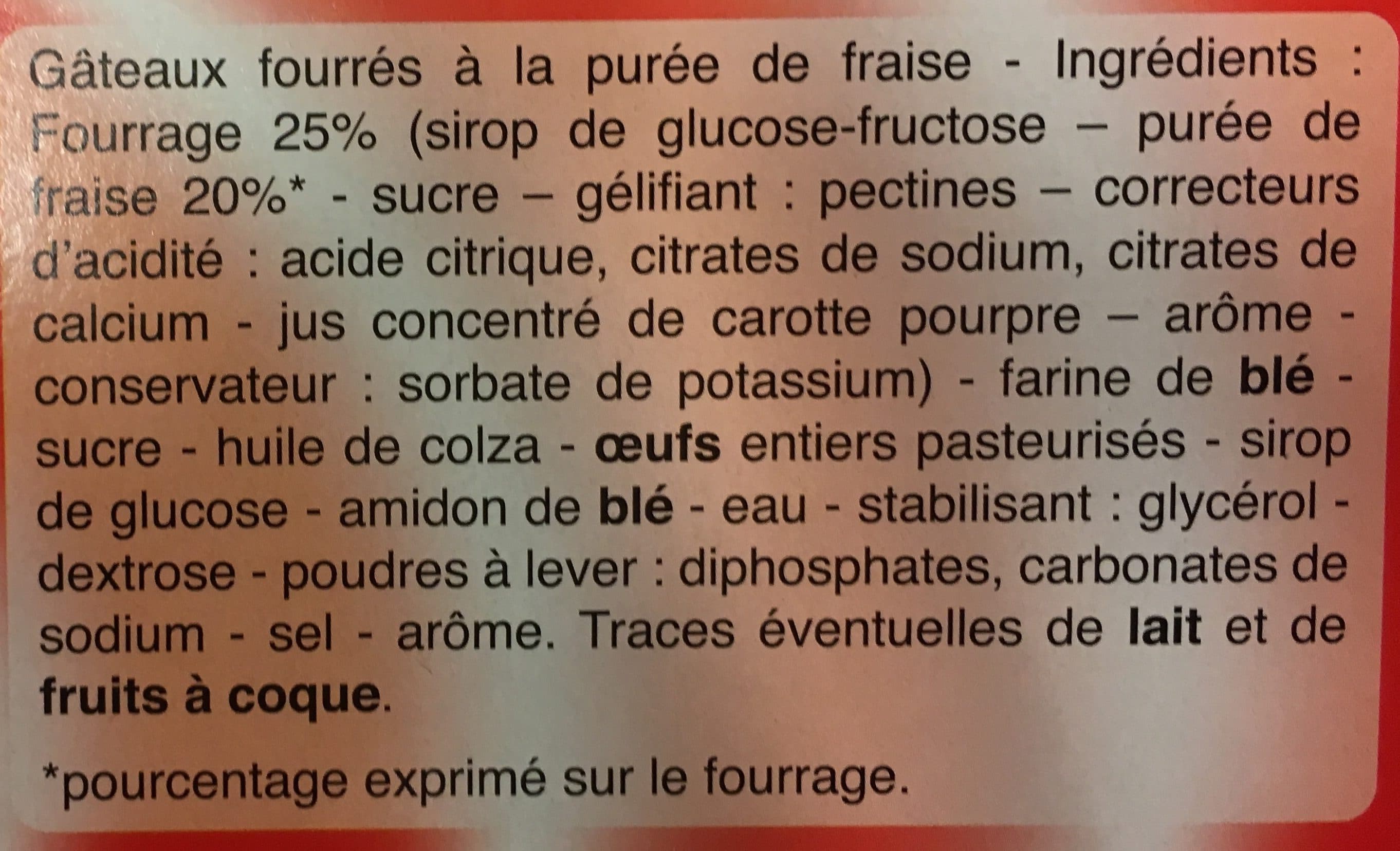 Biscuiterie Yannick Fourrés fraise packshot