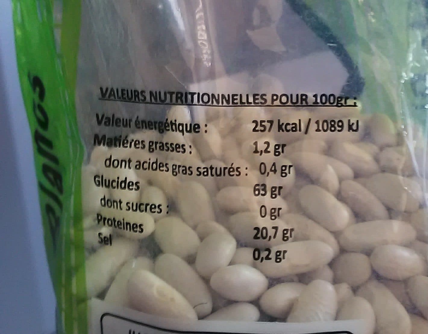 Open Food Facts Haricot blanc packshot