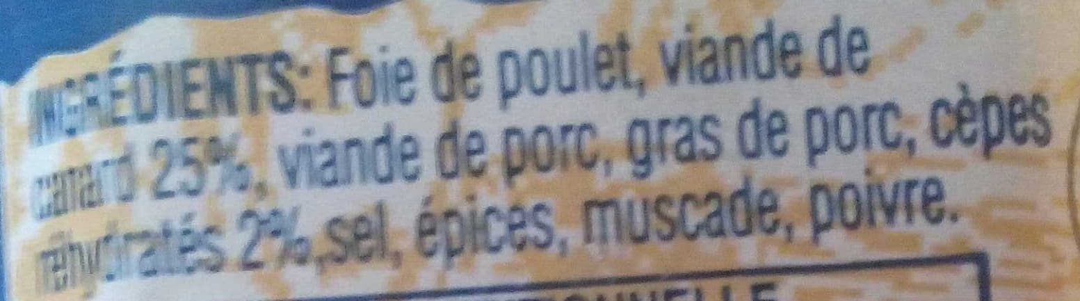 Jean Brunet Terrine de canard aux cepes packshot