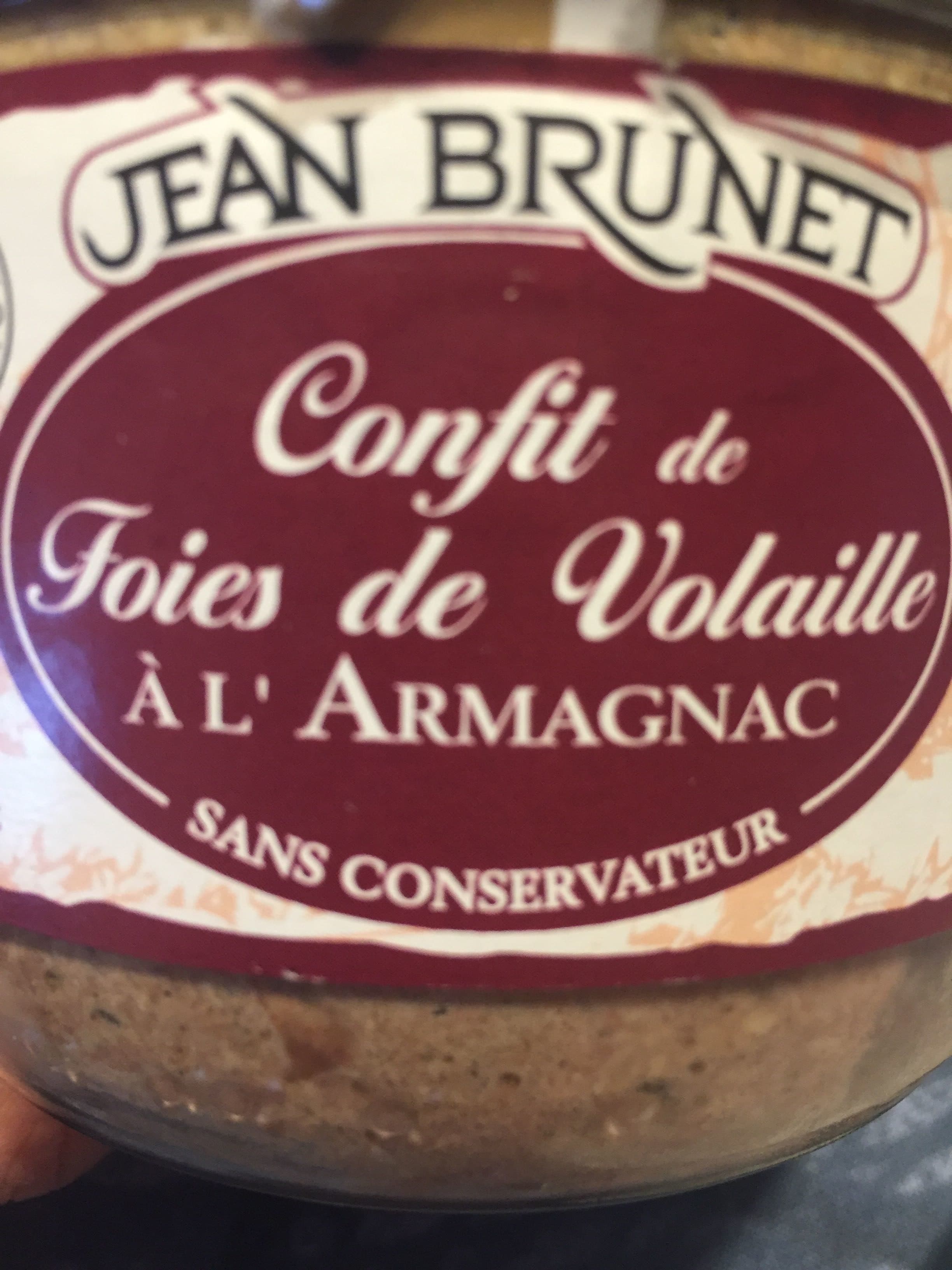 Jean Brunet Terrine de foie de volaille à l'Armagnac packshot