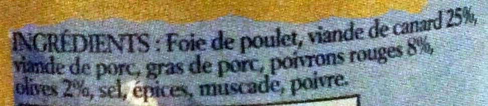 Eurobel Terrine de Canard packshot
