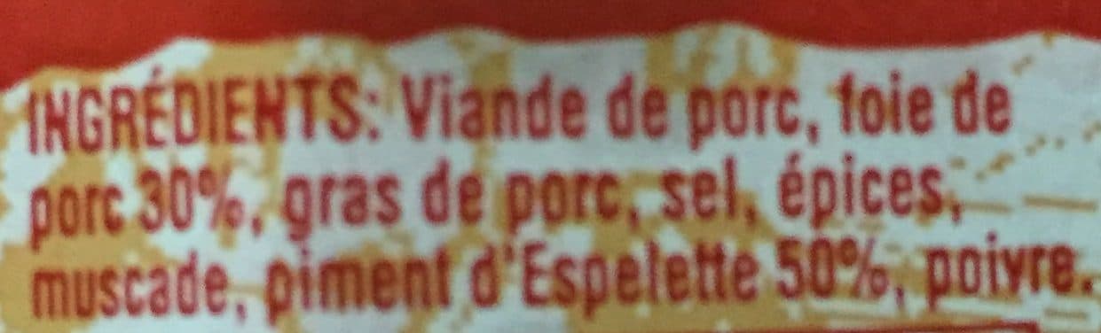 Jean Brunet Terrine de Campagne au Piment d'Espelette packshot