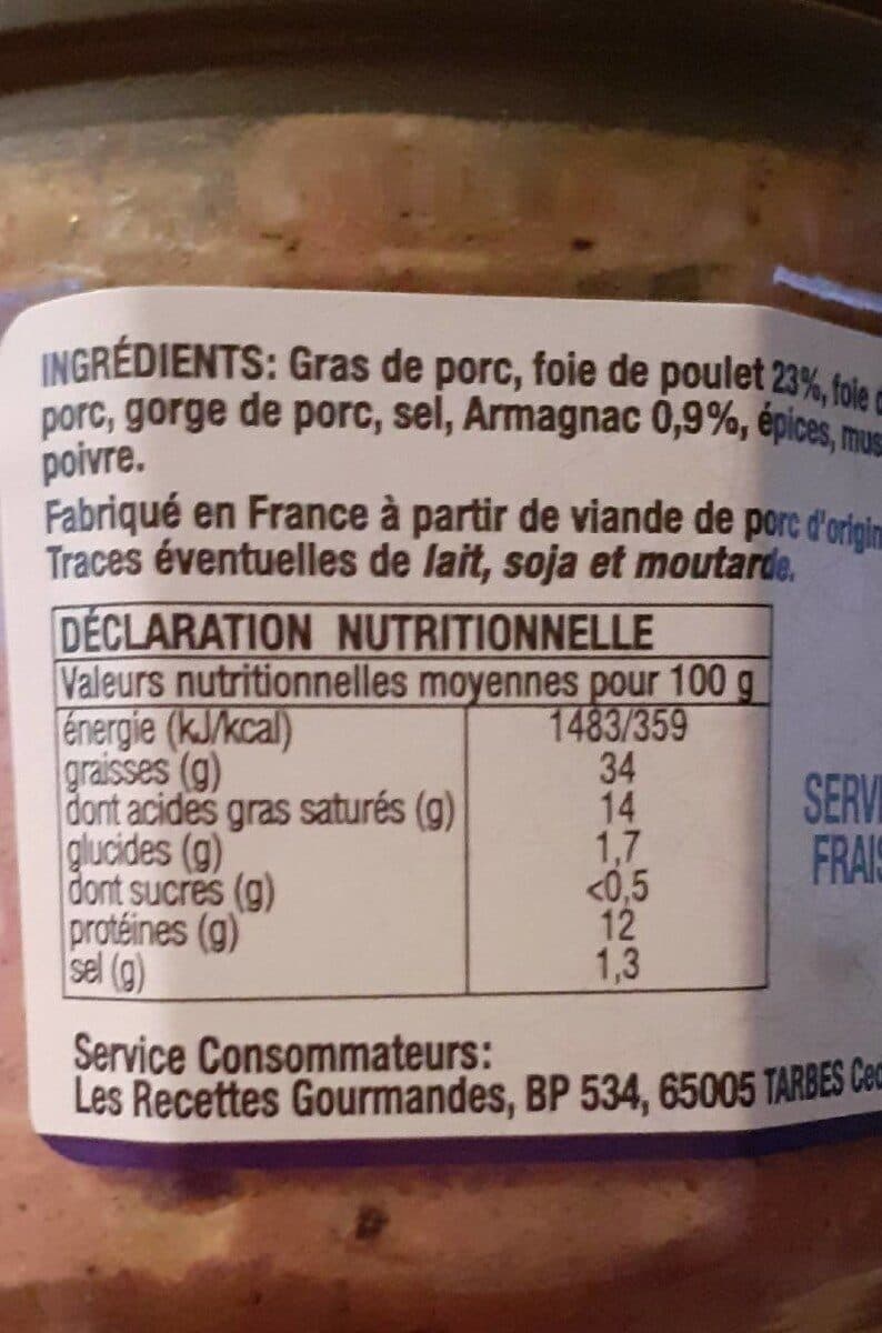 Open Food Facts Foie de volaille packshot