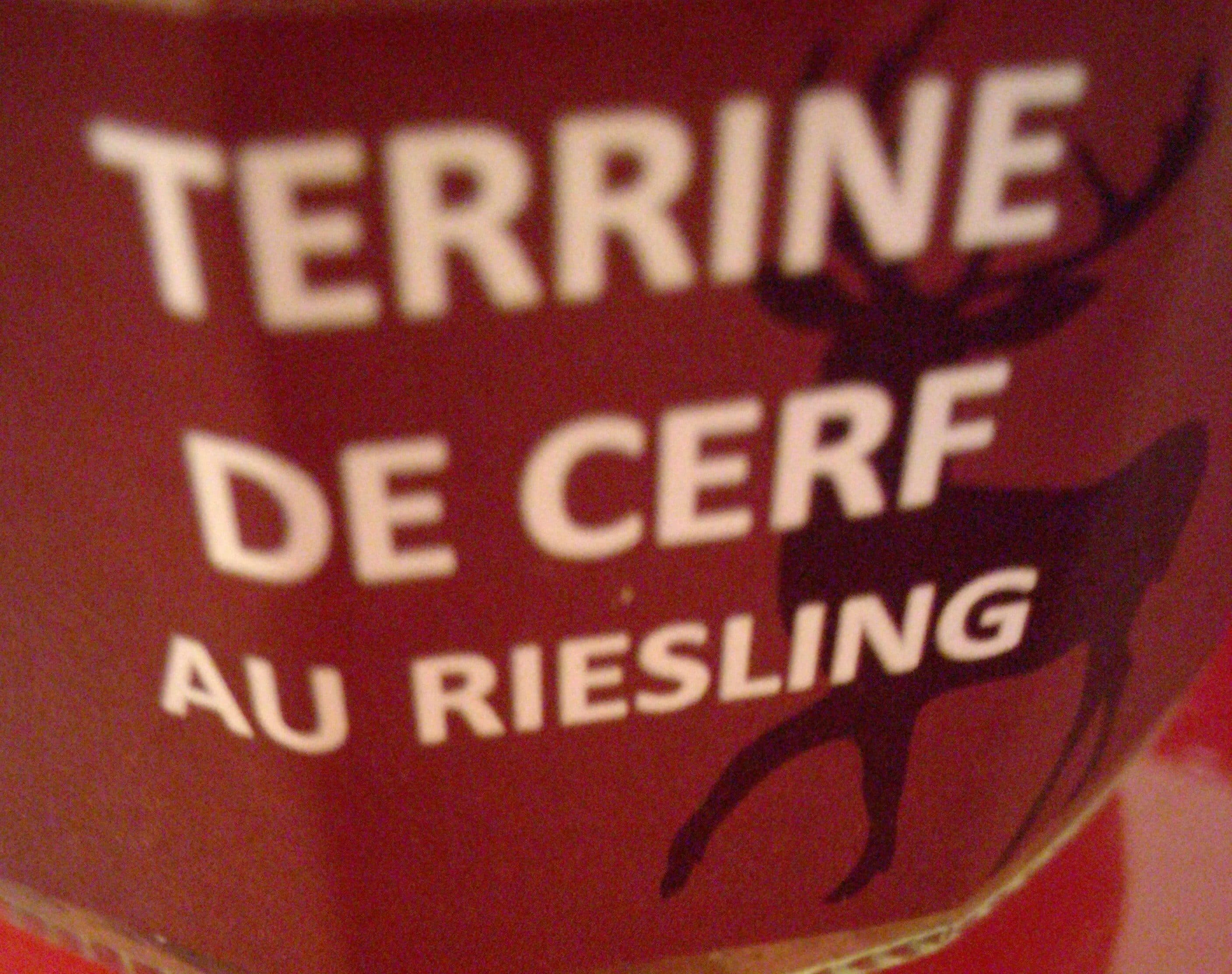 Le Pâté Gourmet Terrine de Cerf au Riesling packshot