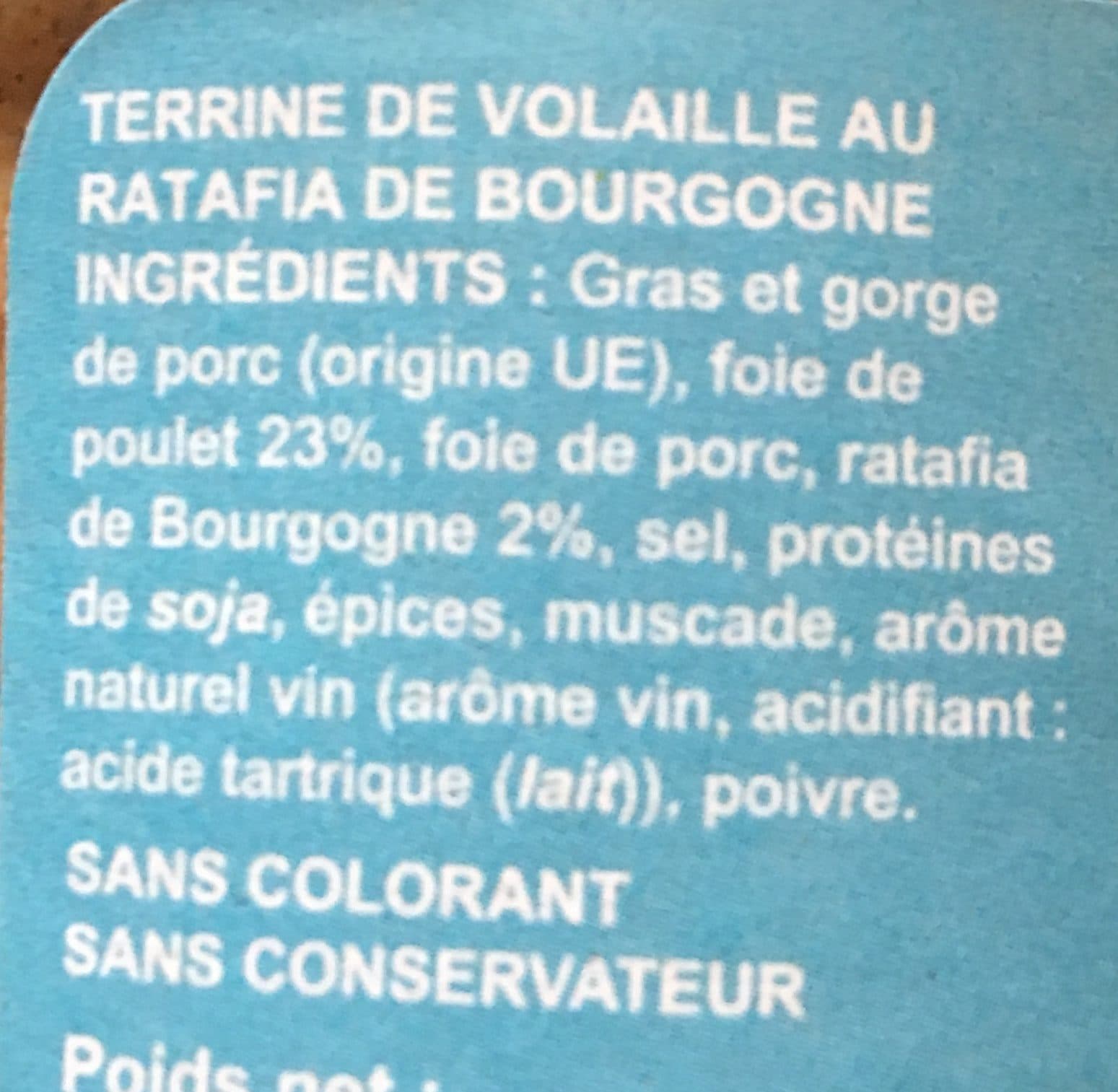 SA Brunet Terrine de volaille au ratafia de bourgogne packshot