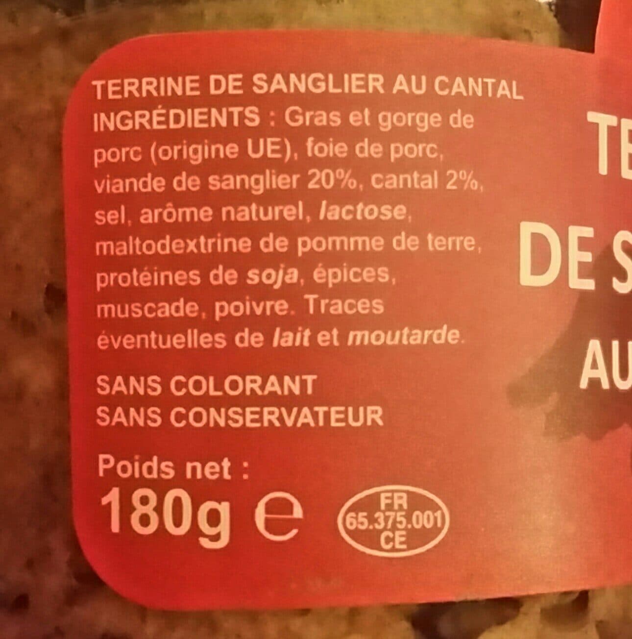 Lidl Terrine de sanglier packshot