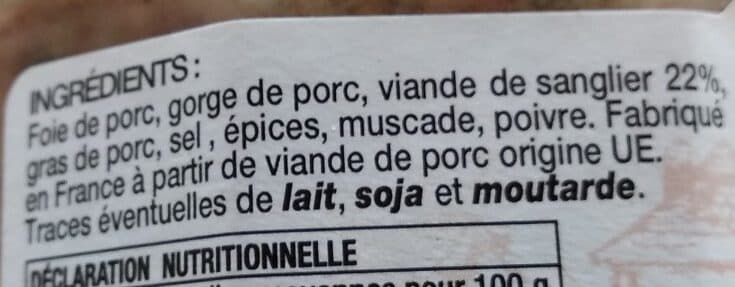 Jean Brunet Terrine de sanglier packshot