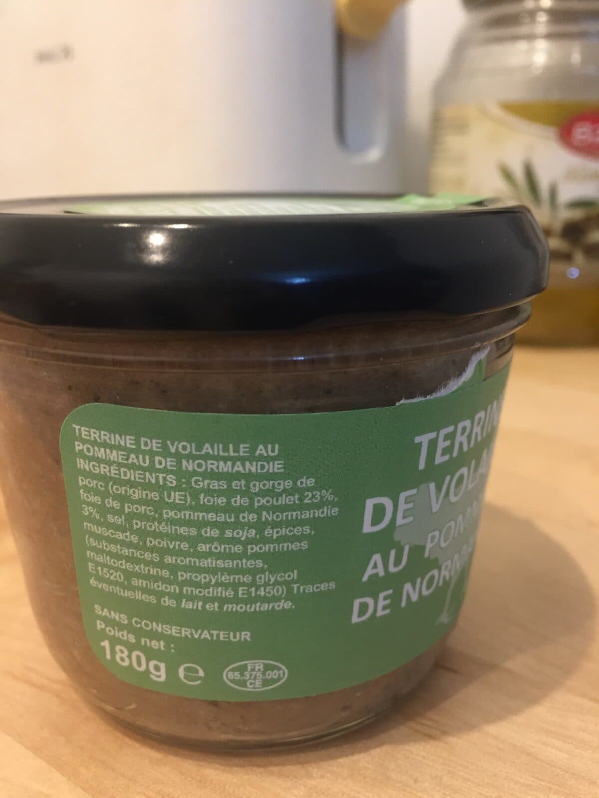 Open Food Facts Terrine de Volaille au Pommeau packshot