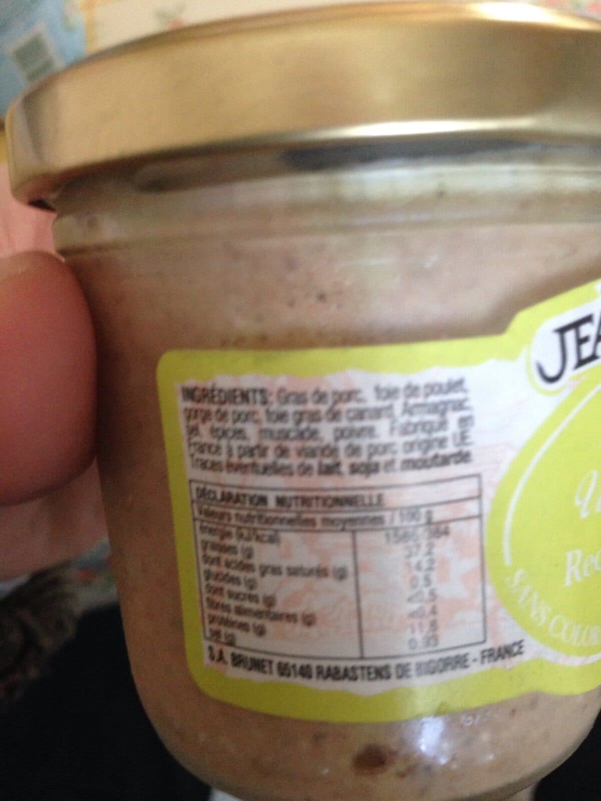 Jean Brunet Terrine du Val d'Adour packshot