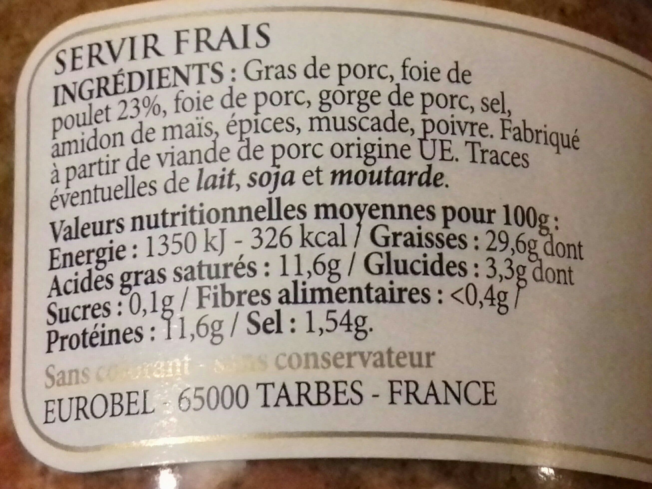 Belesa Terrine de volaille packshot
