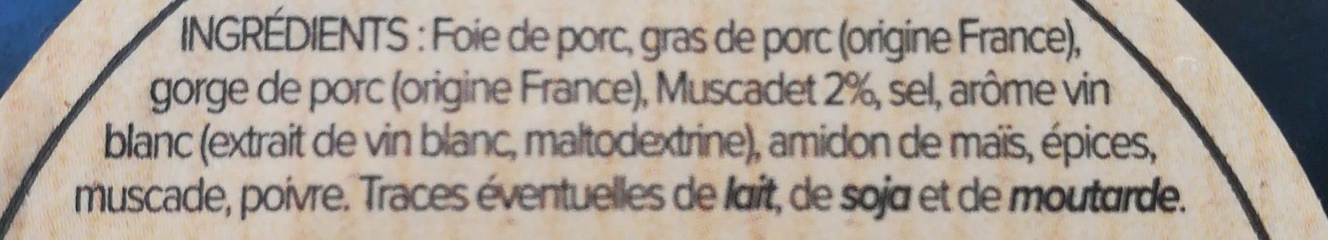 Open Food Facts Terrine de Porc au Muscadet packshot